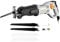 Reciprocating Saw 710W: DEKOPRO Electric Wood Saw with 4 Blades, 2800 SPM Variable Speed, 20mm Stroke Length, Tool-Free Blade Change, for Wood and Metal Cutting