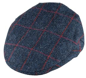 Rydale Harris Tweed Flat Cap 100% Pure New Wool Country Cap UK Made 6 Colours