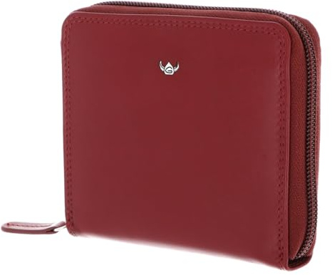 Golden Head Leder Geldbörse Polo RFID Protect RV-Damenbörse 2826 Rot dunkelrot