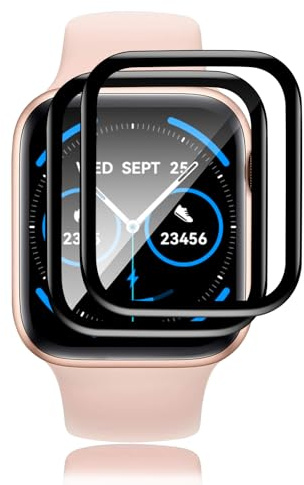 VideoSecu 2 pièces 3D Verre Trempé pour Apple Watch 11 42mm Protection écran, 0,33mm & Dureté 9H, Anti-Rayures, 100% sans Bulles Vitre Protection, Haute Sensibilité, Haute définition Protecteur
