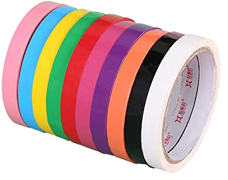 TAIZhiChen 10 Stück Dekompressionsspielzeug Bunte Sticky Ball Rolling Tapes Zum, 10