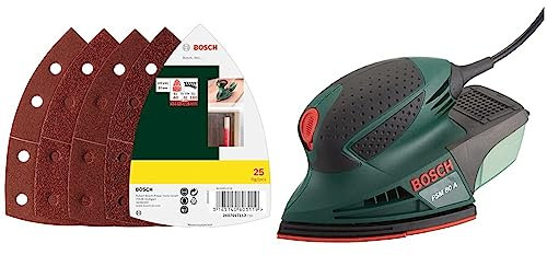Bosch PSM 80 A - Multilijadora, 80 W + 2607017112 - Lámina para lijadora