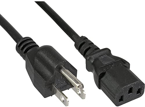 InLine 16655V Netzkabel, Netzstecker USA auf Kaltgerätestecker C13, 5m