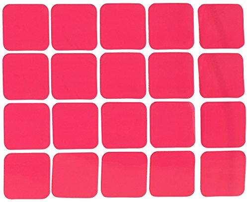 AGT Klebeband-Pad: 20er-Set doppelseitige Klebepads, 25 x 25 mm, Tragkraft 200 g/cm² (Mounting Tape, Montage-Klebestreifen, Doppelseitiges)