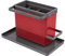 Metaltex Tidy-Tex - Organizador Modular de Limpieza de Cocina, Rojo