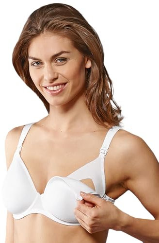 Anita Maternity Damen Miss Anita Schwangerschafts-BH,, per pack Weiß (weiß 006), 90E(Herstellergröße: 90E)