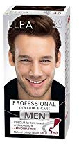 Elea Men Professional Color & Care Crema sin de amoníaco para hombres, cabello, barba y bigote 100ml (Marrón 4.0)