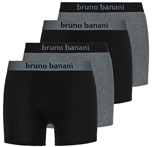 Bruno banani - Flowing - Short - 4er Pack (4 Schwarz/Grau Melange)