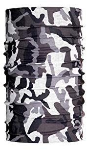 HeadLOOP Multifunktionstuch Camouflage Schnee Loop Schlauchtuch Schal Halstuch Kopftuch Microfaser