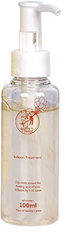 Fiacvrs Hi Float, effektive Ultra-Hi-Float-Ballon-Behandlung, 50/100 ml, transparent, Heliumballon-Schutzflüssigkeit, hält Helium länger, umweltfreundliche Ballon-Schutzflüssigkeit mit Pumpe für