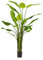 artplants.de Strelitzie künstlich BEDAR, grün, 235cm - Strelitzie Seidenpflanze/Kunstpflanze Paradiesvogelblume