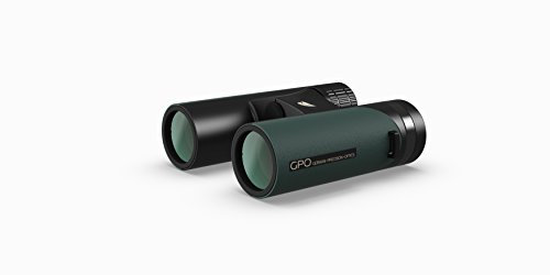GPO German Precision Optics Fernglas, Grün, Erwachsene, Unisex, B301, 8 x 32 mm, Schwarz 4260527410331