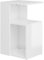 vidaXL Mesa Auxiliar Muebles Mobiliario Sofá Café Centro Salón Sala de Estar Libros Estante Estable Decoración Contrachapada Blanco Brillo 36x30x56cm