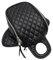 Motorrad Satteltasche Motorrad Black Diamond Stil PU Leder Tankrucksack Abdeckung Wasserdicht Werkzeugtasche Öl Kraftstoff Magnet Tankrucksack Für 883 1200 Motorrad Tasche