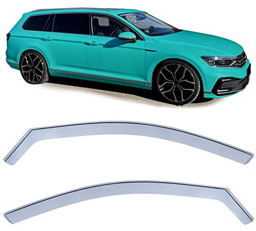 Windabweiser Regenabweiser Windschutz Schwarz Smoke für VW Passat 3G B8 ab 14