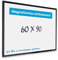 IVOL Eco Magnetic Whiteboard 60x90 | Modernem Schwarzem Rahmen | Magnettafel Whiteboardwand Magnetwand | Stiftablage | 6 Größen | Magnetisch und Beschreibbar