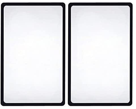 2 Stück Vergröserung Leselupen Vergrößerungsglas für ganze Seiten Fresnel Lens Lupe Groß Vergrößerungsglas, Ganze Seiten Lens Lupe für Senioren und zum Lesen, Bücher, 18 x 12cm