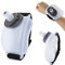 Bouteille D'eau de Sport, Porté à la main Gourde de Sport 200ML avec bracelet réglable, Bouteille silicone Douceur sans BPA d'Hydratation pour Running Jogging Marathon Escalade (Blanc)