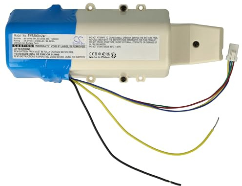 vhbw Akku kompatibel mit Bissell CrossWave Cordless Max 2590 | 2551, 2554A, 2554, Deluxe 2593, 2593, 2596 Staubsauger (2500 mAh, 36 V, Li-Ion)