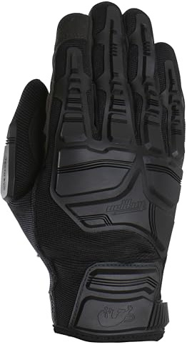 Furygan TEKTO EVO Herren Motorradhandschuhe - Polyurethan, Mikrofaser, Polyamid, Passform, Atmungsaktivität - Komfort und Haltbarkeit - Urban Adventure, Schwarz