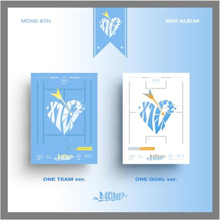 MCND X10 6th Mini Album with Tracking Sealed (Standard SET(ONE TEAM+ONE GOAL))
