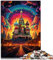 1000-teiliges Puzzle, Rotes Quadrat Russlands, Holzpuzzle für Erwachsene und Familien, tolle Geschenke für Weihnachten, Größe: 50 x 75 cm
