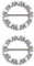 PLABBDPL d'Anneaux pour Echarpes Boucle, 2 Pcs Strass Echarpe Boucle,Métal Rond Boucle, Boucle en Zirconium Cubique Boucle d'anneau, D'attache pour T-Shirt, pour Dames Filles, argent