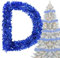 Lametta Weihnachtsbaum Blau 4X 3M Girlande Weihnachten - Weihnachtsgirlanden Glänzend Lametta Girlande Ø 9 cm,Tannengirlande Weihnachtsbaumschmuck Blau Christbaumschmuck Girlande Deko