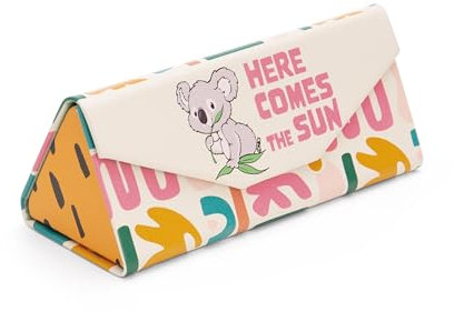 NICI- Custodia Koala, Pieghevole in PU 16x6,5x6,5cm colorato-Astuccio Robusto in Materiale Rigido, Pratica Tasca per Occhiali per Bambini e Adulti, Colore, 61734