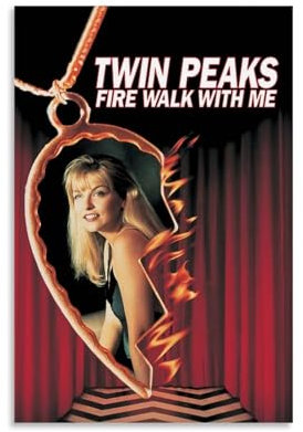 ijshndgn Twin Peaks Poster, Vintage-Kunst, Raumdekoration, ästhetisch für Schlafzimmer, Wohnzimmer, Wände, ästhetisches Poster, 30 x 45 cm, ungerahmter Stil