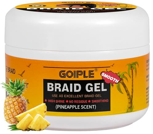 8.8 Oz Pack Familial de Grande Capacité pour Gel Cheveux Bouclés, Locs, Twist, Tresses, Edge Control - Tenue Forte, Non Grasse, Dompte les Frisottis, Sans Alcool, Facile à Utiliser Gel Cheveux Afro