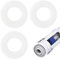 3 Piezas Arandela de Sellado de recambio para Geberit 816.418.00.1, Diafragma de Junta de Válvula de Descarga de Goma de Silicona, 63 x 32 x 3 mm Arandela de sellado de La Válvula de repuesto