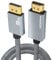 8K DisplayPort 1.4 to HDMI 2.1 Cable, DisplayPort to HDMI Cable, supporting 8K@60Hz, 4K@120Hz, 144Hz, 2K@240Hz, HDR, Dolby, HDCP 2.3, DSC 1.2 for TV, Projector, Monitor, AMD and NVIDIA Graphic (6.6ft)