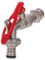 SEWACC Robinet Mural Zinc avec Serrure pour et Machines à Laver Robin Salle de Bain Jardin à Usure Sortie Polyvalente et Sécurisée pour Applications Extérieures