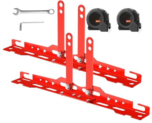 Générique Outils De Parallélisme Automobile | Plaques d'Alignement Renforcées | Accessoires et Pièces pour Roues pour Moto, Camion Commercial, Garage, Atelier, Réparation, Véhicule Industriel et