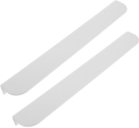 NUOBESTY 2 Piezas Manillas para Puerta de Refrigerador de Abs Resistente y Estilo Moderno Repuestos para Tiradores de Nevera y Congelador Montaje de Compatibles con Cocinas y Restaurantes