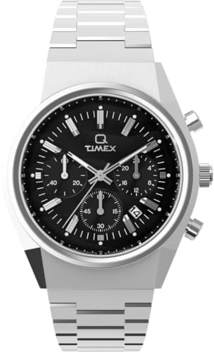 Timex Men's Q Falcon Eye Chronograph 40mm Watch
