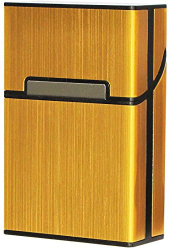 Diawell Zigarettenetui Edel Zigarettenbox Aluminium Etui Box Behälter mit Magnetverschluss für 20 Zigaretten Zigarettenschachtel Schachtel