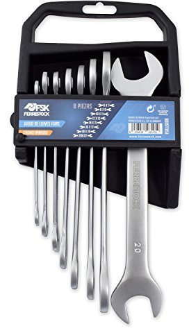 Ferrestock FSKLLS008 Juego de Llaves Fijas con 8 Piezas