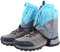 TRIWONDER Unisex wasserdichte Gamaschen, Leicht Trail Gaiters, Niedrig Gaiter für Wandern, Klettern, Jagd (1 Paar) (blau & grau)