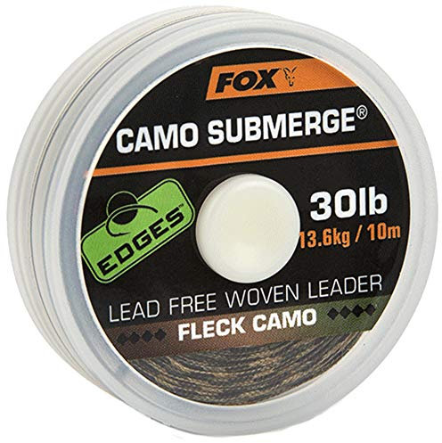 Fox Submerge Camo Lead Free Woven Leader - Vorfachschnur, Tragkraft:30lbs/13.6kg