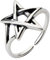 PRAK Damen Ring 925 Sterling Silber Verstellbar,Pentagramm Antik Silber Für Frauen Mädchen Schmuck Funkelnde Cute Verschleiß Geburtstagsgeschenk Student Style Bankett Wesentliche Kleidung Passende