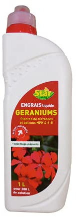 Start Engrais liquide géranium 4-6-8 + doseur 1L 1L ENLG1