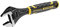 Stanley FatMax verstellbarer Rollgabelschlüssel FMHT13126-0 (8, Bi-Material, mit Schnellöffnungsfunktion, Metrik- und Zoll-Abmessungen, Aufhängeloch zum Aufhängen)