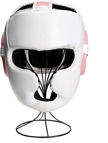 ChengBeautiful Boxhelm Boxen Helm Mädchen-Kind-Kopfschutz Taekwondo Muay Thai Bekämpfungs-Gang (Farbe : Pink, Size : M)