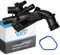 QBEC053 THERMOSTAT HOUSING FOR BERLINGO C3 C4 DS3 & 207 308 3008 5008 PARTNER 1.4 1.6 LITRE 1336.Z8, 9810916880, 1336 Z8, 1336Z8