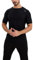 SURFEASY Men's Rash Vest Swim Shirts, Sun Protection Short Sleeve Quick Drying Rash Guard Base Layer Snorkeling Swimming Surfing Tops (Black,M)