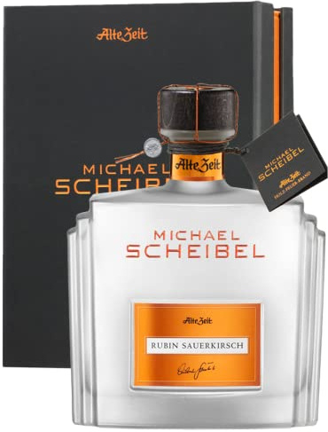 Scheibel Alte Zeit | Rubin Sauerkirsch | 0,7 l. Flasche in Geschenkhülle