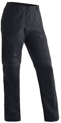 maier sports Nicole, Women's Hiking Trousers, Water-Repellent Trousers | For trekking and hiking, Dryprotec for quick drying, Zip-off functionality, Perfect for year-round wear