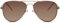 Cheapass Lunettes de soleil Femmes Hommes Verres Brillants Attrayants Jaunes Foncés Recyclés avec Monture Dorée en Métal